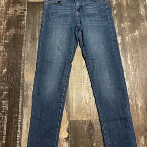 Celebrity Pink Blue Denim High-Rise Straight Jeans
